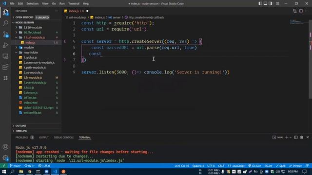 #8. Node, URL module | Coding Club Bangladesh | Md. Rokibul Hasan смотреть онлайн