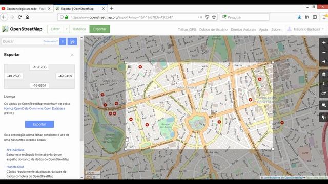 Aquisição de dados pelo Site OpenStreetMap смотреть онлайн