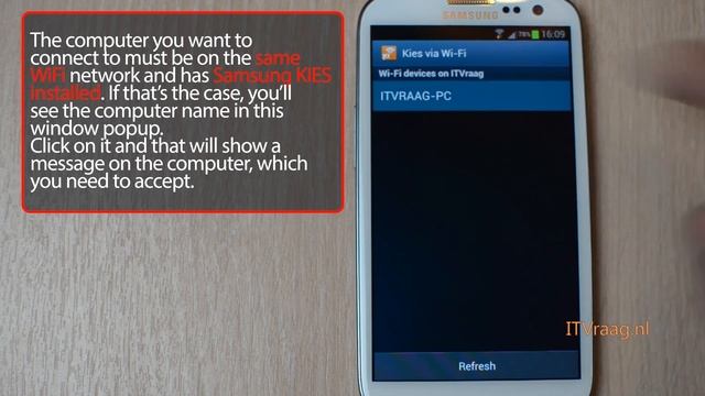 Galaxy S3 - Kies via WiFi смотреть онлайн