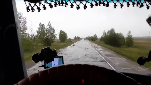 Устроился на новую машину, первый рейс. Погнали трудится на фуре #дальнобой смотреть онлайн