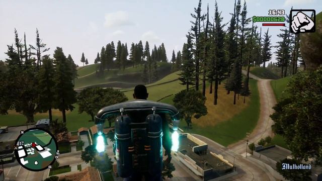 GTA San Andreas Definitive Edition - How To Get Jetpack Flying Across City PS4/PS5 смотреть онлайн