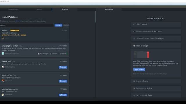 Installing and Configuring Atom IDE Part1 (Best GeoDjango Tutorial) смотреть онлайн