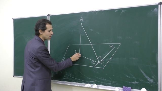 Теорема о трех перпендикулярах. Теория. смотреть онлайн