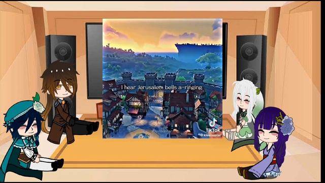 Genshin impact react to Venti (Archons react to) ||first video|| смотреть онлайн