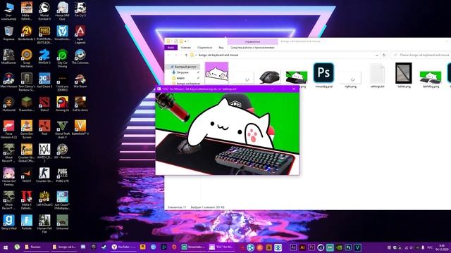Bongo cat | как поставить кота на стрим или discord! ?? смотреть онлайн