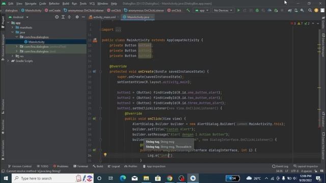 Cara Membuat Alert Dialog Di Android Studio | Menampilkan Pesan Pop Up Dengan Beberapa Button смотреть онлайн