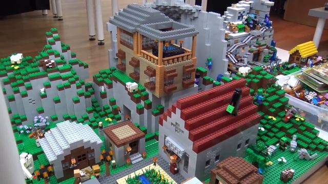 JANGBRiCKS Custom LEGO Minecraft World смотреть онлайн