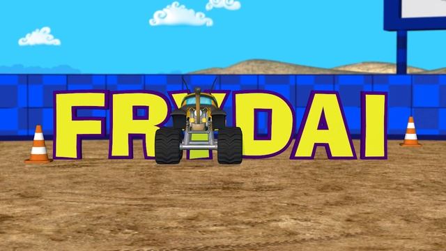 Monster Truck Racers Learn Colors of The Rainbow | Monster Trucks Cartoons | GiggleBellies смотреть онлайн