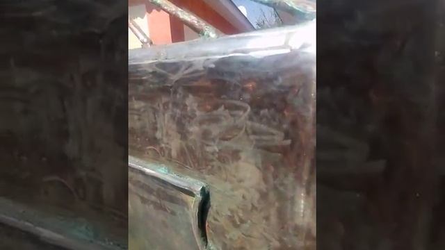 очищение краски с металических ворот при помощи болгарки смотреть онлайн