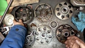Иж планета. Сравнение корзин сцепления. Пример удачного ремонта. Ремонт храповой шестерни.