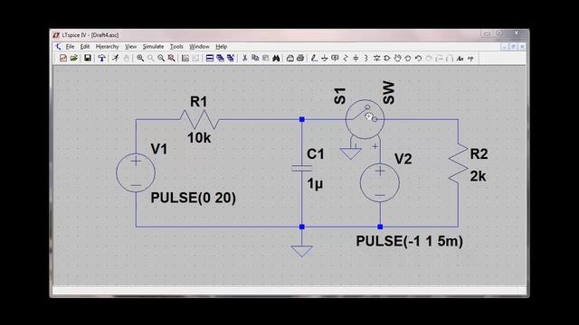 LTSpice - Voltage Controlled Switch смотреть онлайн
