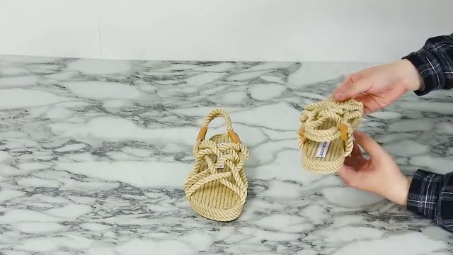 BATIK Strappy Braided Flat Sandals - JESSICABUURMAN
