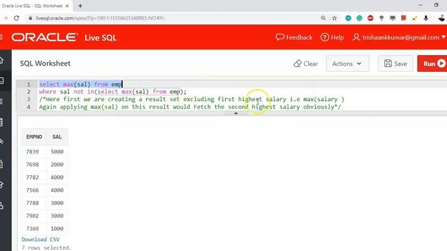 1. 2nd Highest Salary (Top 50 SQL Interview Questions)| GeeksforGeeks смотреть онлайн