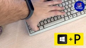 Переключите режим отображения. ( Windows+P )