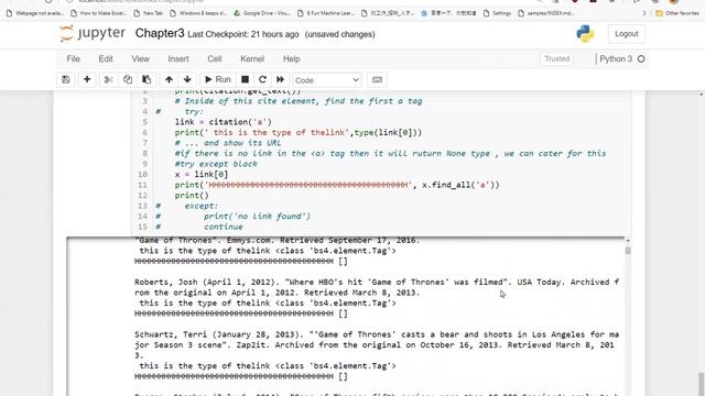 11 Beautiful Soup Library usage part05 смотреть онлайн