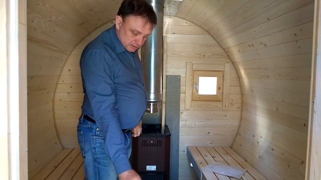 Баня Бочка МАЛЮТКА 3 метра смотреть онлайн