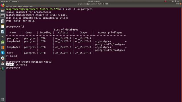 create and drop database смотреть онлайн