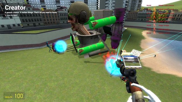 SKIBIDI TOILET VS CAMERAMAN ALL OTHER BOSS ALL MONSTER BATTLES IN GarrysMod! смотреть онлайн
