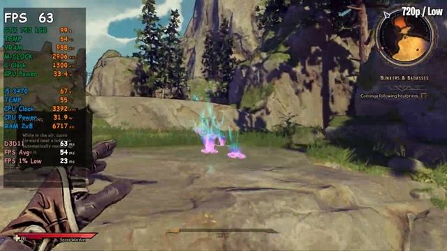 Tiny Tina's Wonderlands (2023) | GTX 750 1GB + i5 3470 | смотреть онлайн