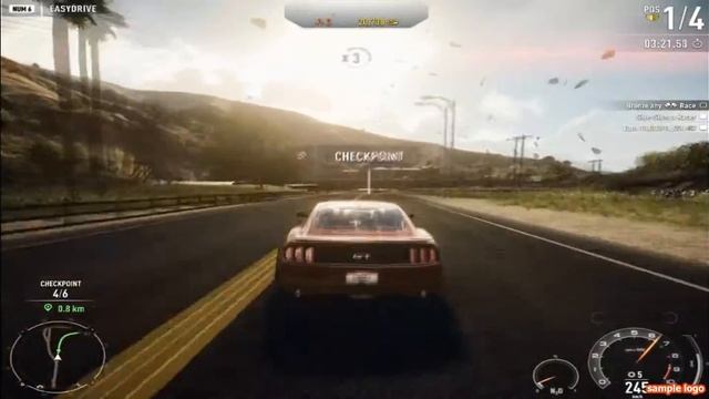 NEED FOR SPEED RIVALS - GAMEPLAY WALKTHROUGH PART 1 - MUSTANG GT 2015 - RACING AND CHASING COPS смотреть онлайн