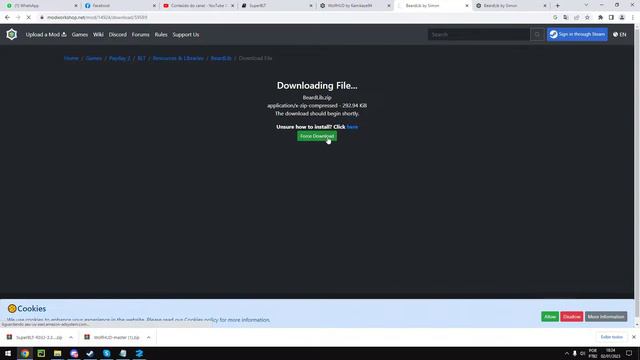 PAYDAY2-Tutorial Como instalar mods(Beardlib/BLT/WolfHUD) смотреть онлайн