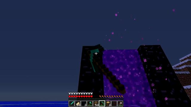 minecraft решил сломать портал в ад а тут... смотреть онлайн