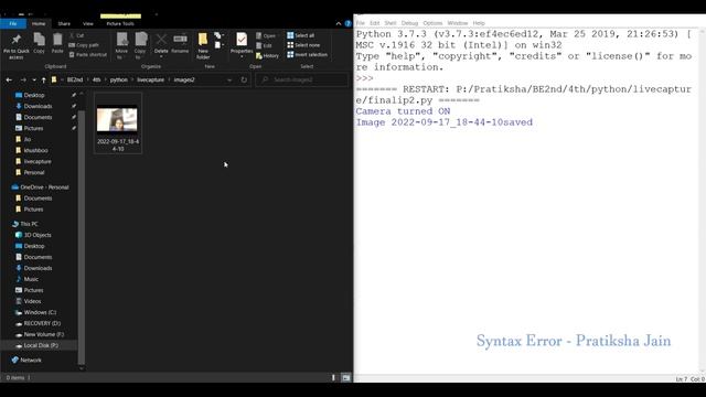 Webcam Image Capture at Intervals | No Camera Window Popup | Python OpenCV, Time | Pratiksha Jain смотреть онлайн