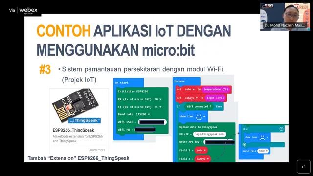 Webinar #2: Aplikasi IoT dengan micro:bit | mIRC 2022 & U4S: RBT micro:bit MELESTARIKAN SUNGAI