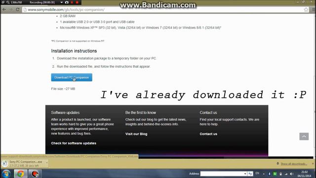 Sony Pc Companion - (How To Download quick and easy) [Windows] смотреть онлайн