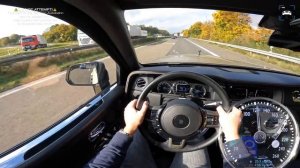 ROLLS ROYCE CULLINAN максимальная скорость POV