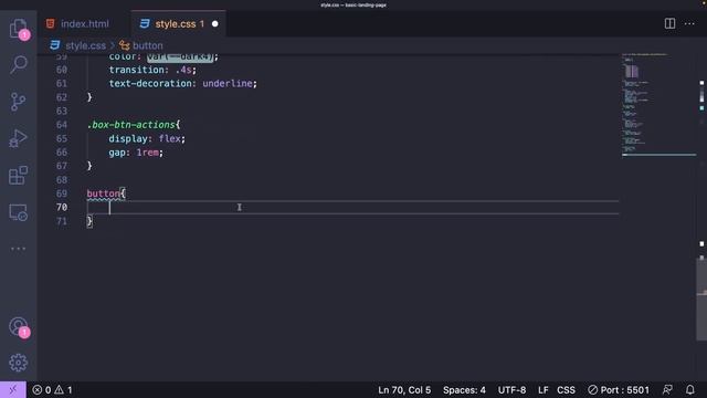 Como Criar uma SIMPLES LANDING PAGE com HTML, CSS e JAVASCRIPT смотреть онлайн