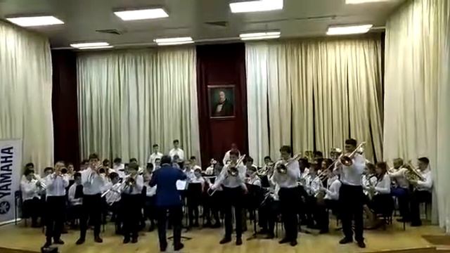 Ансамбль тромбонистов с оркестром смотреть онлайн
