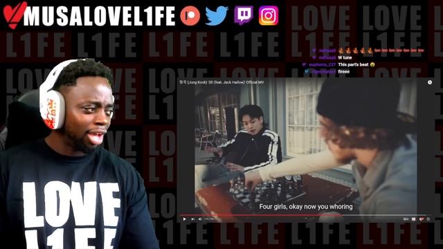 Jung Kook '3D feat Jack Harlow' Official MV | REACTION смотреть онлайн
