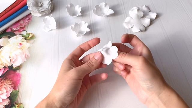Пышные бантики Цветы из фоамирана В школу или на каждый день Diy Foam Paper Flower / Flores de Foam смотреть онлайн