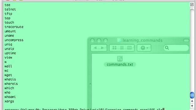 Unix 101 Commands: awk смотреть онлайн