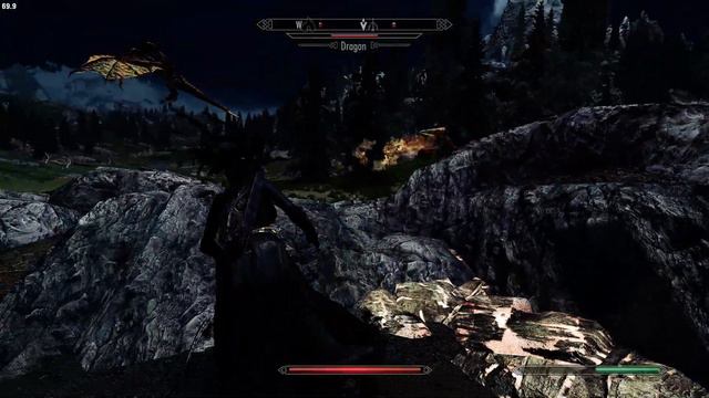 Skyrim Dragon combat overhaul with personalised music mod. смотреть онлайн