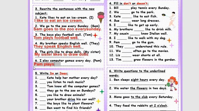present simple affirmative negative and interrogative смотреть онлайн