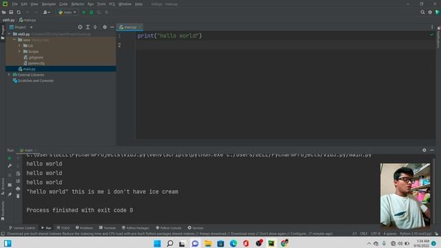 #3 Printing to console in python print () смотреть онлайн