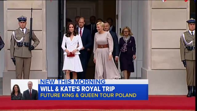 Prince William and Princess Kate continue royal tour in Poland смотреть онлайн