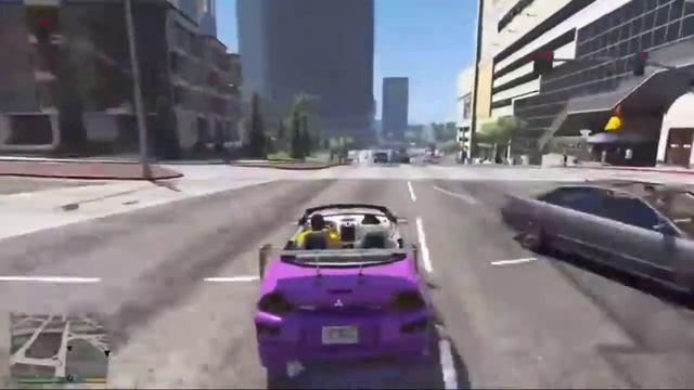 Франклин угоняет тачки из форсажа Grend Theft Auto Five