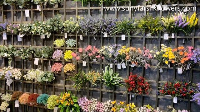 artificial flower factory and showroom, wholesale artificial plants and fake plants from China смотреть онлайн