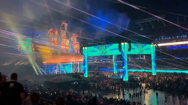 Roman, Edge, Daniel Bryan Wrestlemania 37 Entrances!!!! Live with fans after 1 year смотреть онлайн