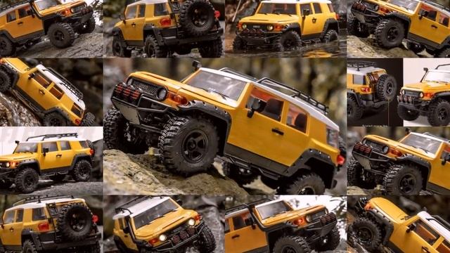 Eachine & FMS Two Battery for TOYOTA FJ Cruiser RTR 1/18 2.4G 4WD RC Car Crawler Vehicles Off-Road смотреть онлайн