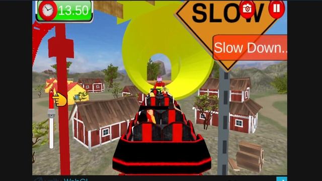 Roller Coaster crazy drive | Walkthrough смотреть онлайн