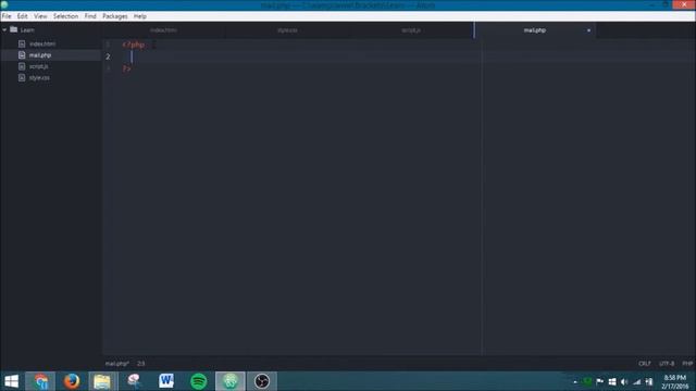 PHP Online Contact Form смотреть онлайн
