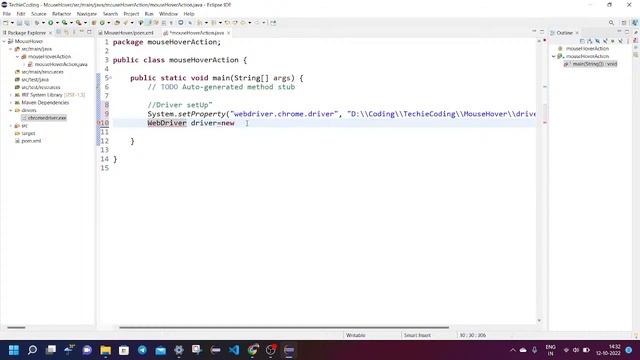 How to perform Mouse Hover in Selenium java Web Application Automation смотреть онлайн