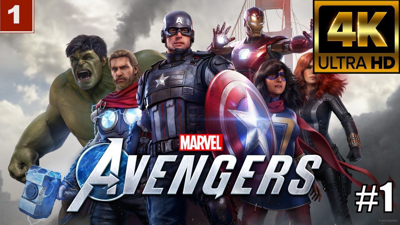 4K Marvel's Avengers gameplay Прохождение Часть 1 Начало смотреть онлайн