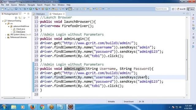 Selenium WebDriver Tutorial 10 - Writing Test Cases Part 3 смотреть онлайн
