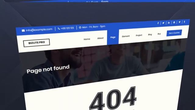 Bizlite Pro Wordress Theme смотреть онлайн