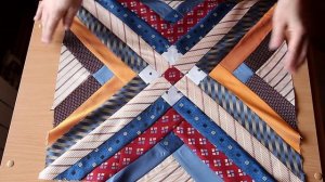 Зачем я нарезала галстуки... И какая красота получилась!